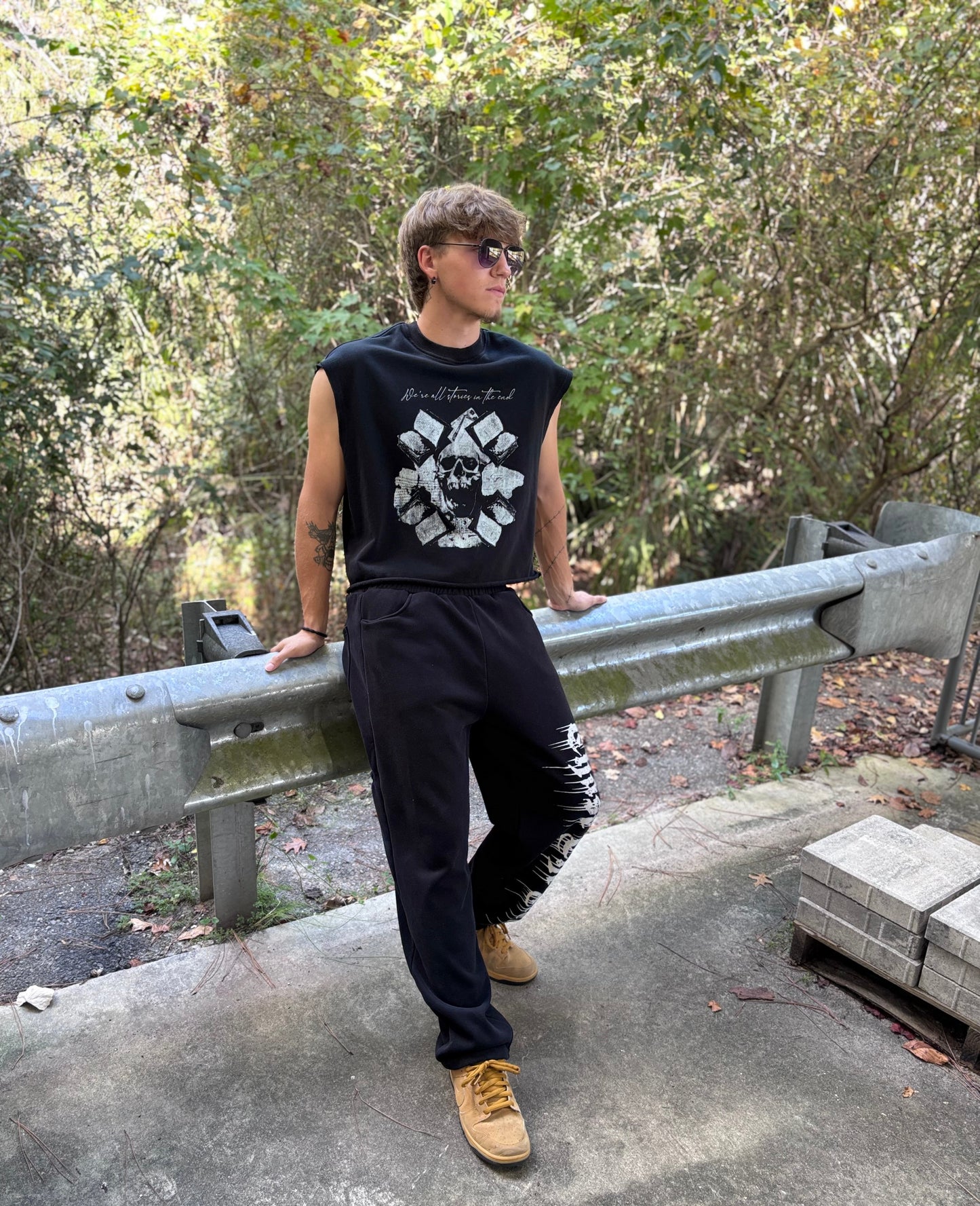 "Stories" Biker Tank Top